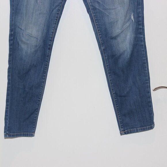 Flying Monkey Blue Mid Rise Ankle Ripped SkinnyJeans Women Size 27 - Picture 4 of 11
